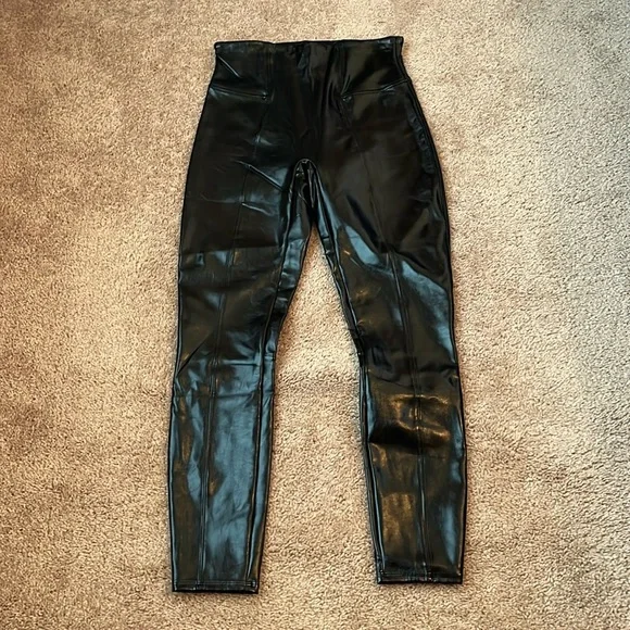 Spanx Patent Faux Leather Leggings - Picture 3 of 8